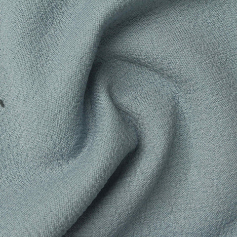 Light Blue-Grey Textured Scuba Knit, Polyester