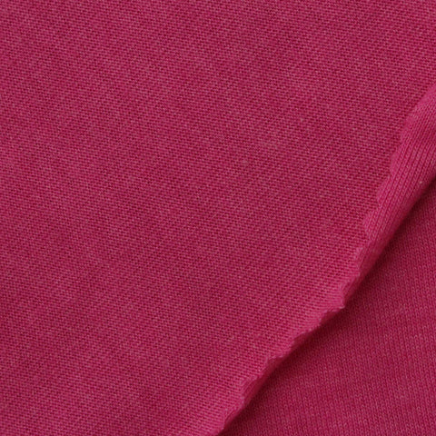 Polyester Cotton Jersey Knit Fabric, 124 gsm, 155 cm — Pink