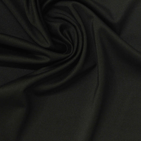 Polyester Stretch Jersey Knit Fabric, 180 gsm, 160 cm — Black