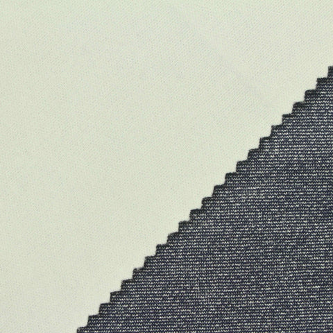 Dark Blue Marl Scuba Knit, Poly-Viscose