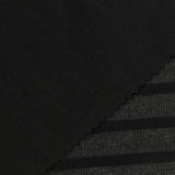 Dark Grey Horizontal-Stripe Rib Knit, Polyester, 240 gsm — photo 1