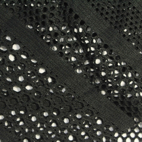 Black Stripe Lace, Polyester