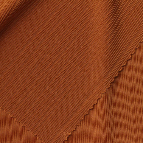 Polyester Stretch Rib Knit Fabric, 190 gsm, 140 cm — Orange