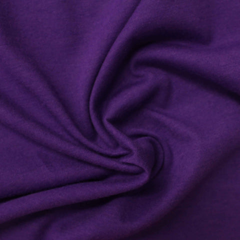 Polyester Viscose Jersey Knit Fabric, 115 gsm, 165 cm — Purple