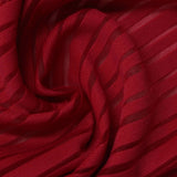 Red Horizontal-Stripe Jacquard, Polyester — photo 1