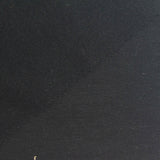 Modal Polyester Stretch French Terry Fabric, 330 gsm, 158 cm — Black — photo 1