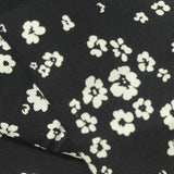 White Scattered-Flower Woven, Viscose — photo 1