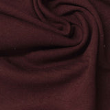 Cotton Polyester Stretch Rib Knit Fabric, 240 gsm — Brown — photo 1