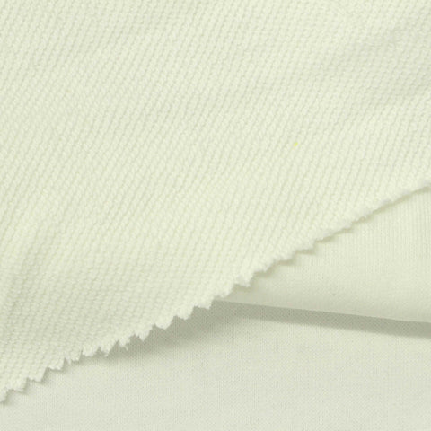 100% Cotton French Terry Fabric, 320 gsm, 175 cm — Beige