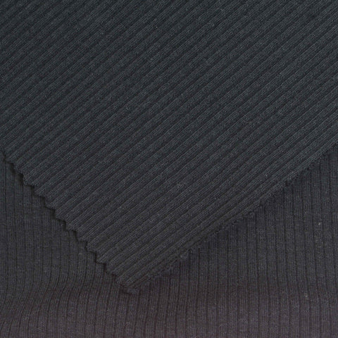 Jersey Knit Fabric, 280 gsm, 110 cm — Black