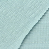 Slub Polyester Viscose Stretch Crepe Fabric, 230 gsm, 152 cm — Blue — photo 1
