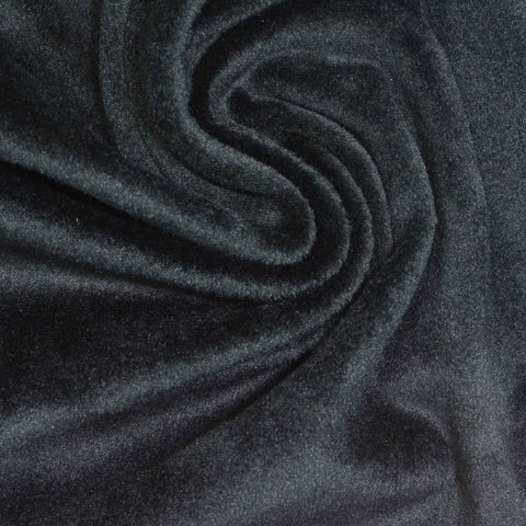 Polyester Stretch Interlock Knit Fabric, 278 gsm, 160 cm — Grey