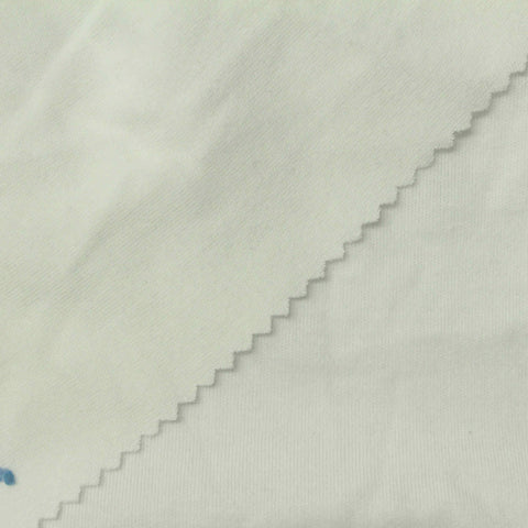 100% Cotton Interlock Knit Fabric, 200 gsm, 170 cm — Green