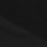 Brushed 100% Polyester Interlock Knit Fabric, 250 gsm, 160 cm — Black — photo 1