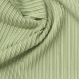 Polyester Stretch Rib Knit Fabric, 230 gsm, 165 cm — Green — photo 1
