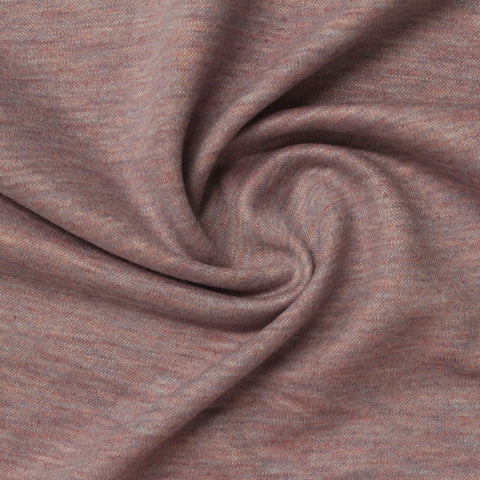 Pink Marl Interlock Knit, Poly-Viscose