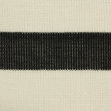 Black Horizontal-Stripe Chunky Knit, Polyester, 164 gsm — photo 1