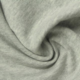 Light Grey Heathered-Marl Rib Knit, Cotton-Poly — photo 1