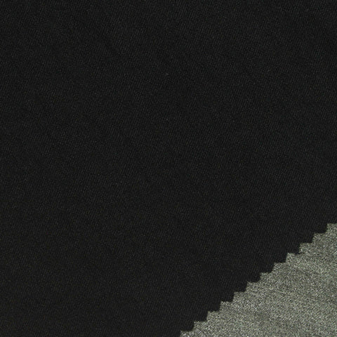 Viscose Nylon Stretch Bengaline Fabric, 260 gsm, 148 cm — Grey
