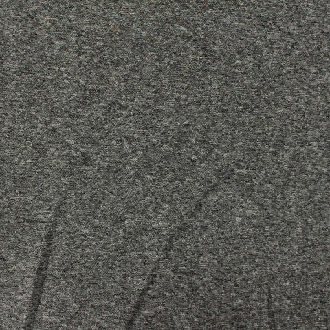 Dark Grey Marl Jersey Knit, Polyester, 183 gsm