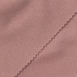 Polyester Stretch Rib Knit Fabric, 360 gsm, 125 cm — Pink — photo 1