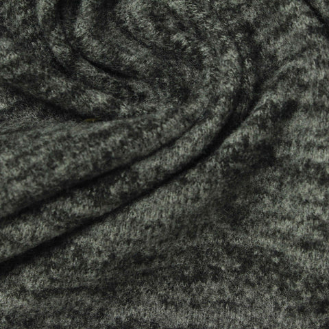 Grey Marl Jersey Knit, Viscose-Poly, 210 gsm