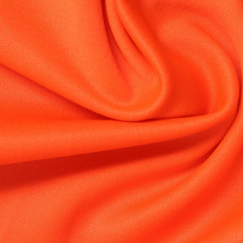 Polyester Stretch Scuba Knit Fabric, 235 gsm, 163 cm — Orange