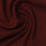 Brushed Polyester Viscose Stretch Rib Knit Fabric, 163 gsm, 172 cm — Red — photo 1