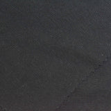 Cotton Polyester Stretch Rib Knit Fabric, 210 gsm, 180 cm — Black — photo 1