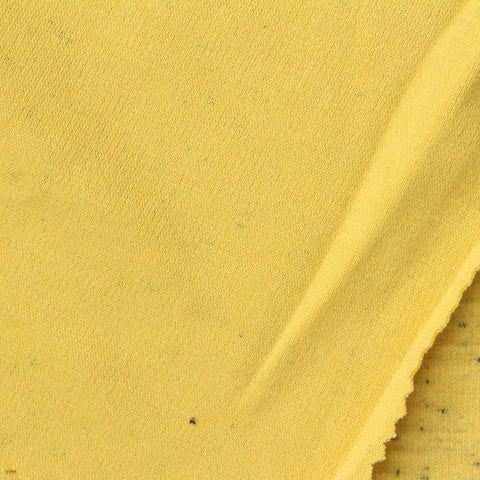 Yellow Marl Ponte Knit, Poly-Viscose