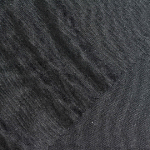 Viscose Nylon Piqué Knit Fabric, 164 gsm, 158 cm — Grey