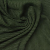 Viscose Stretch Rib Knit Fabric, 260 gsm, 126 cm — Green — photo 1