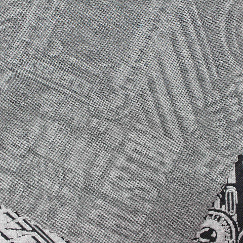 Black Abstract Jacquard, Viscose-Poly