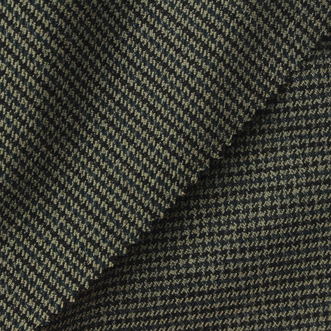 Dark Grey Fine-Houndstooth Jacquard, Poly-Viscose