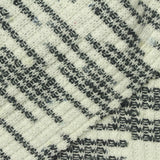 Black Houndstooth Rib Knit, Cotton-Poly — photo 1