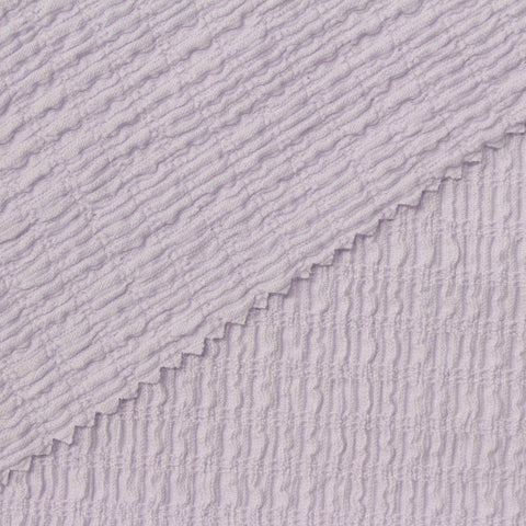 Polyester Stretch Crepe Fabric, 190 gsm, 150 cm — Purple