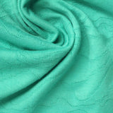 Teal Tone-on-Tone Jacquard, Cotton-Poly, 170 gsm — photo 1