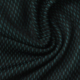 Jacquard 100% Polyester Birdseye Knit Fabric, 240 gsm — Black — photo 1