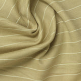 Striped Viscose Nylon Stretch Ponte Knit Fabric, 320 gsm, 160 cm — Khaki — photo 1