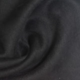Polyester Stretch Faux Suede Fabric, 310 gsm, 154 cm — Black — photo 1