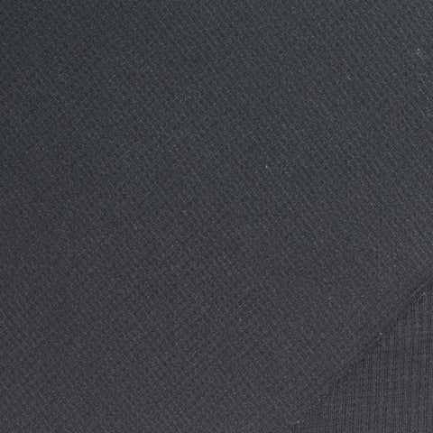 Plaid 100% Polyester Jersey Knit Fabric, 165 gsm — Navy