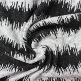 Grey Geometric Jacquard, Viscose — photo 1