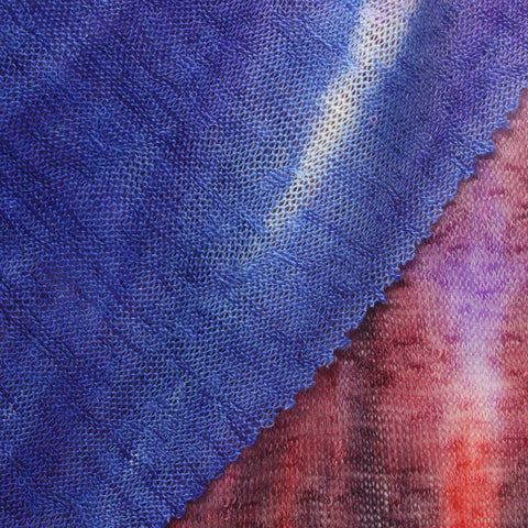 Purple Abstract Jersey Knit, Polyester