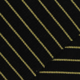 Gold Horizontal-Stripe Rib Knit, Poly-Cotton — photo 1