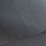Brushed Cotton Polyester French Terry Fabric, 270 gsm, 190 cm — Black — photo 1