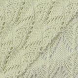 Cream Openwork Pointelle Knit, Poly-Cotton, 340 gsm, 160 cm — photo 1
