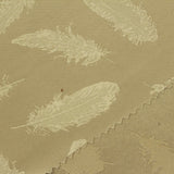 Khaki Leaf Jacquard, Poly-Viscose — photo 1