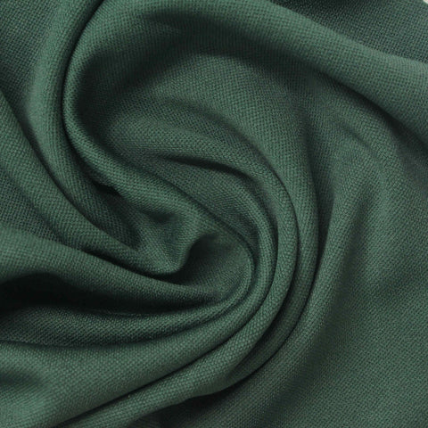100% Polyester Piqué Knit Fabric, 180 gsm, 165 cm — Green