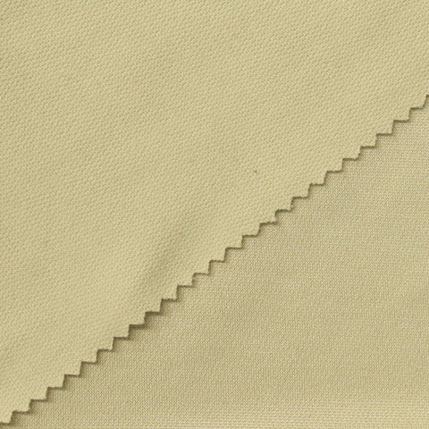 Brushed Polyester Stretch Velvet Fabric, 230 gsm, 191 cm — Khaki