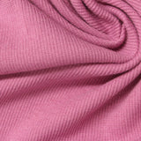 Cotton Polyester Stretch Rib Knit Fabric, 280 gsm, 110 cm — Pink, ref EF-246959 — photo 1